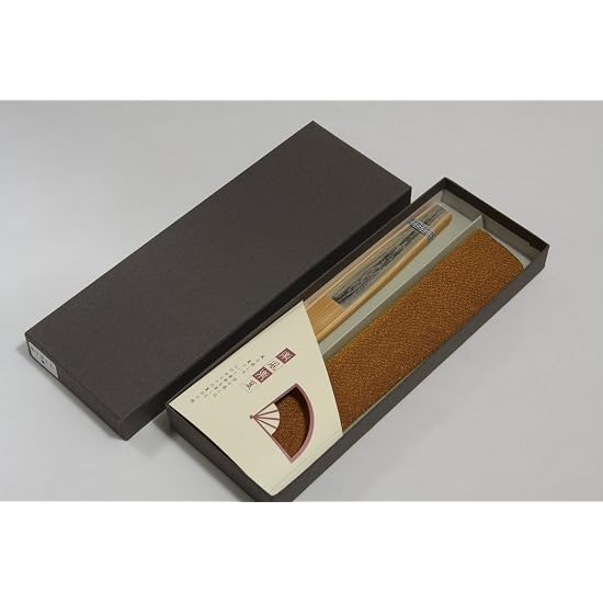[Hasegawa] Men's Folding Fan, Lucky Charm "Dragon", Tailored by Kyoto Craftsmen, Includes Fan Case, 