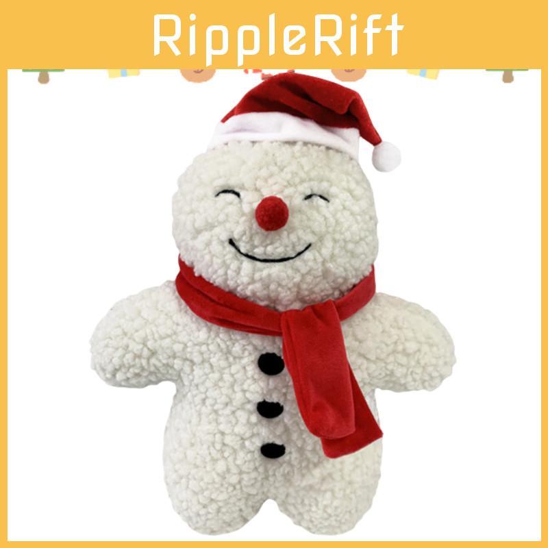 Cute Christmas Snowman Pillow Soft And Cuddly Stuffed Animal Toy