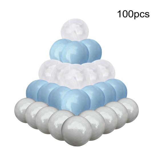 100Pcs Pit Balls Set for Toddlers Phathalate Free BPA Free Balls Durable Colorful Balls Sensory Toy for Play Tent Tunnel Pool
