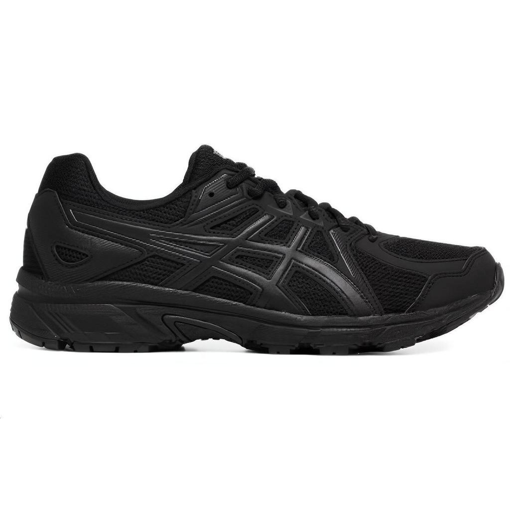 Asics Jog 100 Comfortable Versatile Durable Breathable Low-Top Gel Running Shoes Men Sneakers Black 1021A463-001
