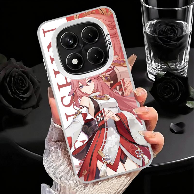 Genshin Impact Anime Shockproof Phone Case for Xiaomi Redmi Note 15 14 13 12 Pro Plus 11 11S 11T 5G Cover Anti Fall Fundas