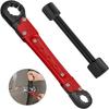 Double End Stop Wrench, Pipeline Maintenance Wrench Tool Set, Practical Corner Wrench Set for Water Tank Stop Wrench