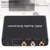 ARC Adapter Auto Signal Muting 192KHz HD Multimedia Interface Coaxial Optical Converter for TV Aluminum Alloy