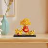 Reichtumsbaum Statue Chinesische Fengshui Dekoration Bringt Dekorative Skulptur 23x7x19cm für