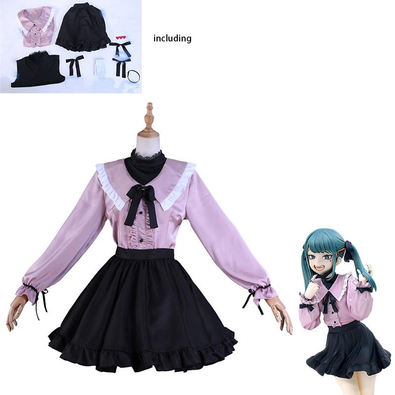 Miku Vampire Hatsune Outfit Skirt Cosplay Anime Women Halloween Costume Party