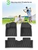 Eco-friendly TPE Floor and Seat Back Mats for 2024-2025 BYD Yuan UP, Including Trunk Mat