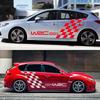 2PCS Car Door Side Sticker Decor Decal Auto Accessories For Subaru Impreza WRC WRX STI GDB GVB VA Hatchback 2018 2009 2008 2014