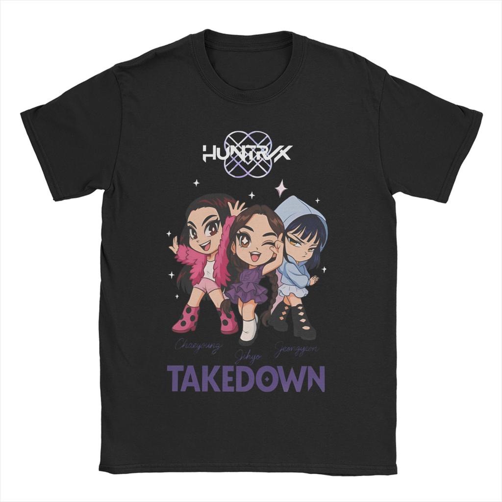 2025 Women's T-Shirt Rujinu KPDH Jinu Demon Hunter Tees Short Sleeve Kpop Huntrix T Shirt Harajuku Kawaii Women's Y2K Clothing