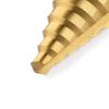 10-45mm HSS 4241 Step Drill with Triangle Shank & Straight Groove