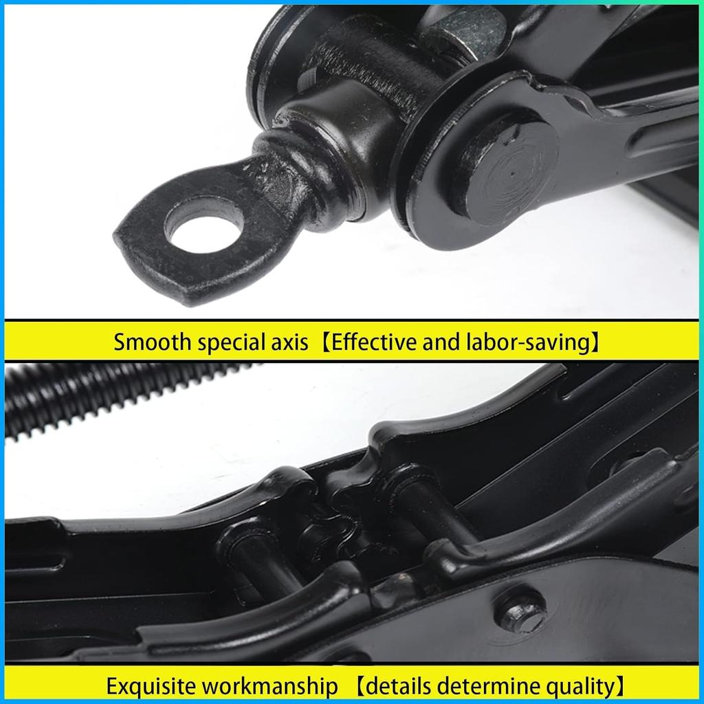Scissor Car Jack 2.0 Tons, Heavy Duty with Crank Handle for SUV/MPV Tire Change