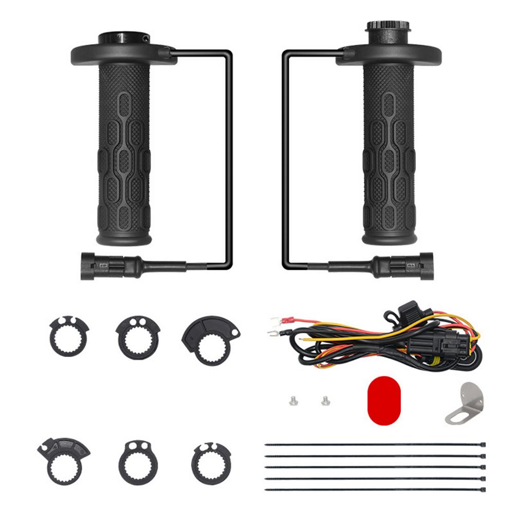 12V 5 Gear Temperature Motorcycle Handle Motorbike Heated Grips Heating Motorcycle Handle Cover Motorcycle Accessories