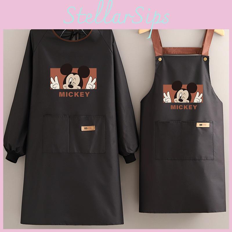 Nice Bear Waterproof Apron With Oil Resistant Composite Fabric For Kitchen Cooking Special Characters Included