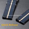 20mm 22mm Nylon Watch Band for Military Sport Quick Release Watch Strap Army Woven Canvas Fabric Replacement Wristband Belt