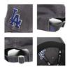 New Era 9TWENTY MLB Baseball Cap for Men and Classic Los Angeles Dodgers Charcoal Gray Women, Low-Profile Cap, [Used]