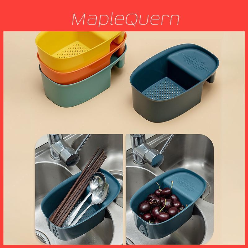 Sink Draining Strainer Basket Kitchen Garbage Filter Hanging Rack Storage