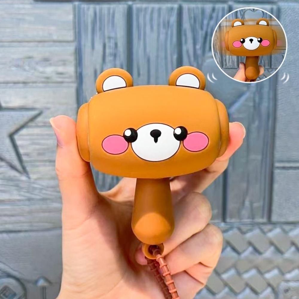 Bag Pendant Sound-Making Hammer Animal Sound Toys Creative Sound Hammer Key Chain Kids Toy
