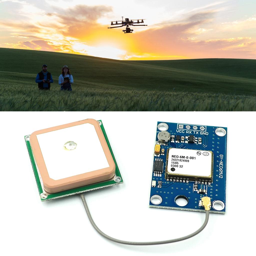 GY-NEO6MV2 NEO-6M GPS-Modul mit aktiver Keramikantenne Schnelle Positionierung für DIY-Technologieprojekte