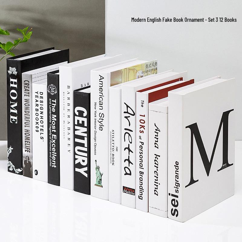 

Minimalist Light Luxury Ceramic Bookend Ornament for Home Decor