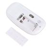 Keyboard Mouse Combo Wireless 2.4G USB Ultraslim Portable Ergonomic Wearproof Keyboard and Mouse for Notebook Computer
