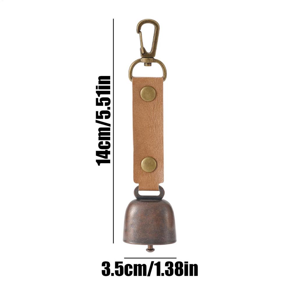 

Дзвіночки для ведмедів для туристів Гучний туристичний дзвіночок для туристів Анти-втрата Дзвіночок для домашніх тварин Собачий дзвіночок з міцним шкіряним ремінцем Виробник шуму для туризму хакі