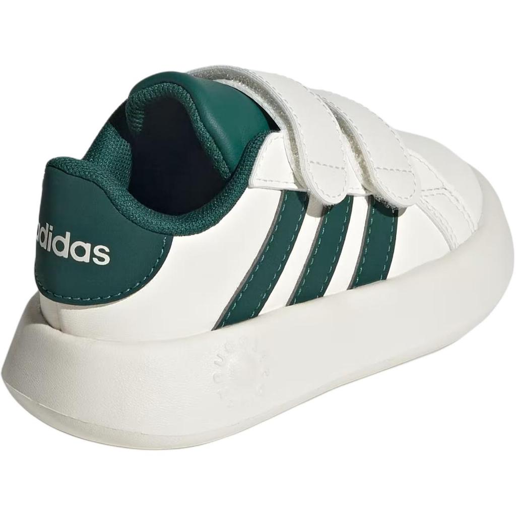 New Adidas GRAND COURT 2.0 Low top Toddler Shoes White Green Infant And Toddler JQ7996
