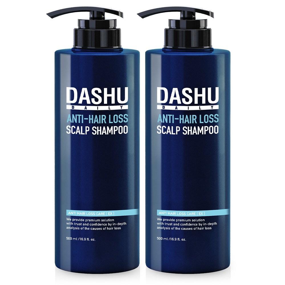 DASHU Daily Herbal Scalp Gold Shampoo 500ml 2 Pcs