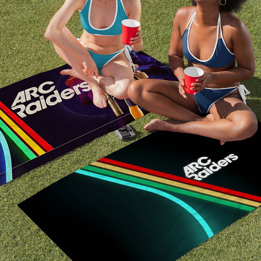 Game A-ARC R-Raiders Microfiber Printed Beach Towel Mountain Climbing Yoga Beach Swimming Running Absorbent Soft Towel