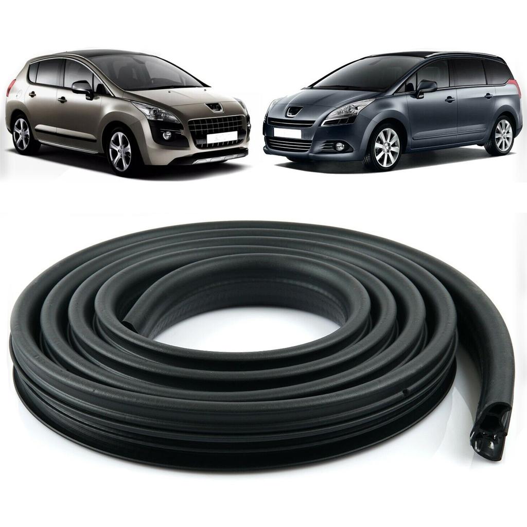 Car Door Seal Strip Rubber Door Edge Trim Weather Stripping 9814855880 for 3008/5008 2008?2016 Replacement Accessories