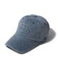 Tonilolenseu Laurence Applique Embroidered Pigment Ball Cap Vintage Navy