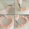 7PCS Stainless Steel Cake Nozzle Tube Head DIY Pastry Puff Skirt Icing Piping Nozzles Cake Decorating Supplies Baking Set Tools