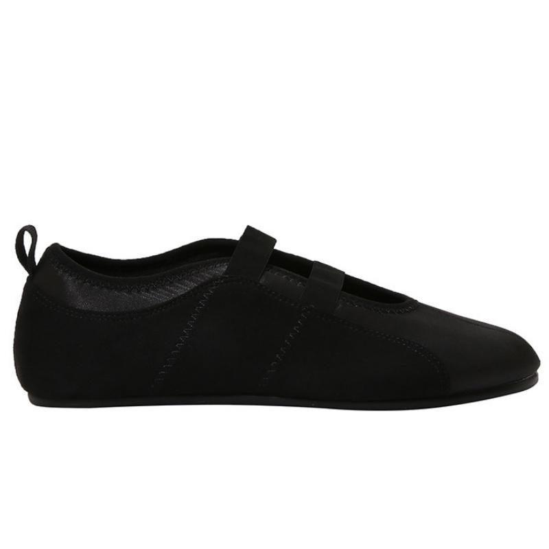 

Fashion Summer New French Style Ballet Flat Shoes 2025 Oringial Design Casual Comfortable Sports Shoes Breathable Soft Pink Flat Shoes 39 чёрный