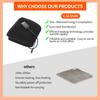 Heated Seat Cushion with 7 Heat Settings & 12-Hour Timer Shut-Off Function Office Chair Pad, Auto Shut-Off Protection, Soft Plush Cover, Non-Slip