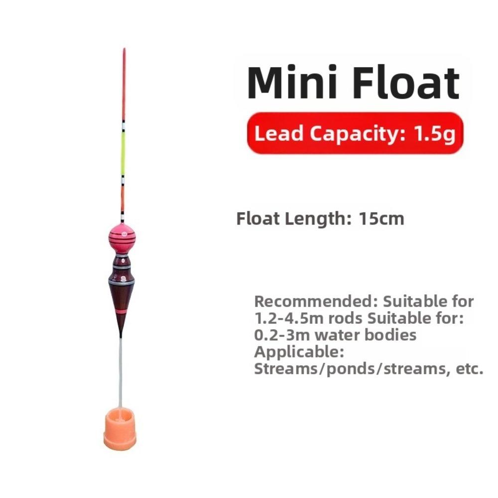 3pcs Float Design Ice Fishing Float Buoyant Material Carp Fishing Bobber Float Fishing