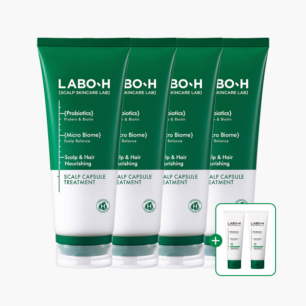 Scalp Strengthening Clinic Capsule Treatment 220ml (4 packs) + Scalp Strengthening Shampoo 100ml (2 packs)