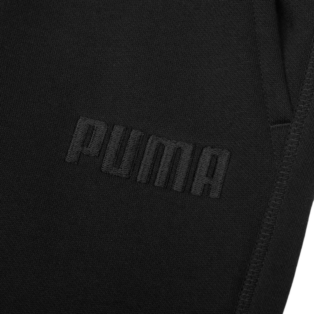 Puma Modern Basics Logo Joggers With Cuffed Ankles Men Bottoms Black 846416-01