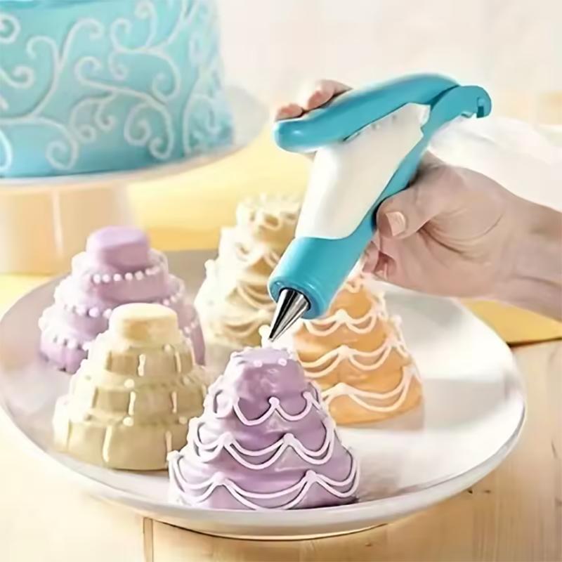 Cake Decorating Tool Set Cake Decorating Pen Baking Tool Kit Pastry Icing Piping Bag Cookie Cream Squeeze Gun Baking Supplies