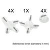 For Gazebo Awning Tent Connectors Garden Kit Spare