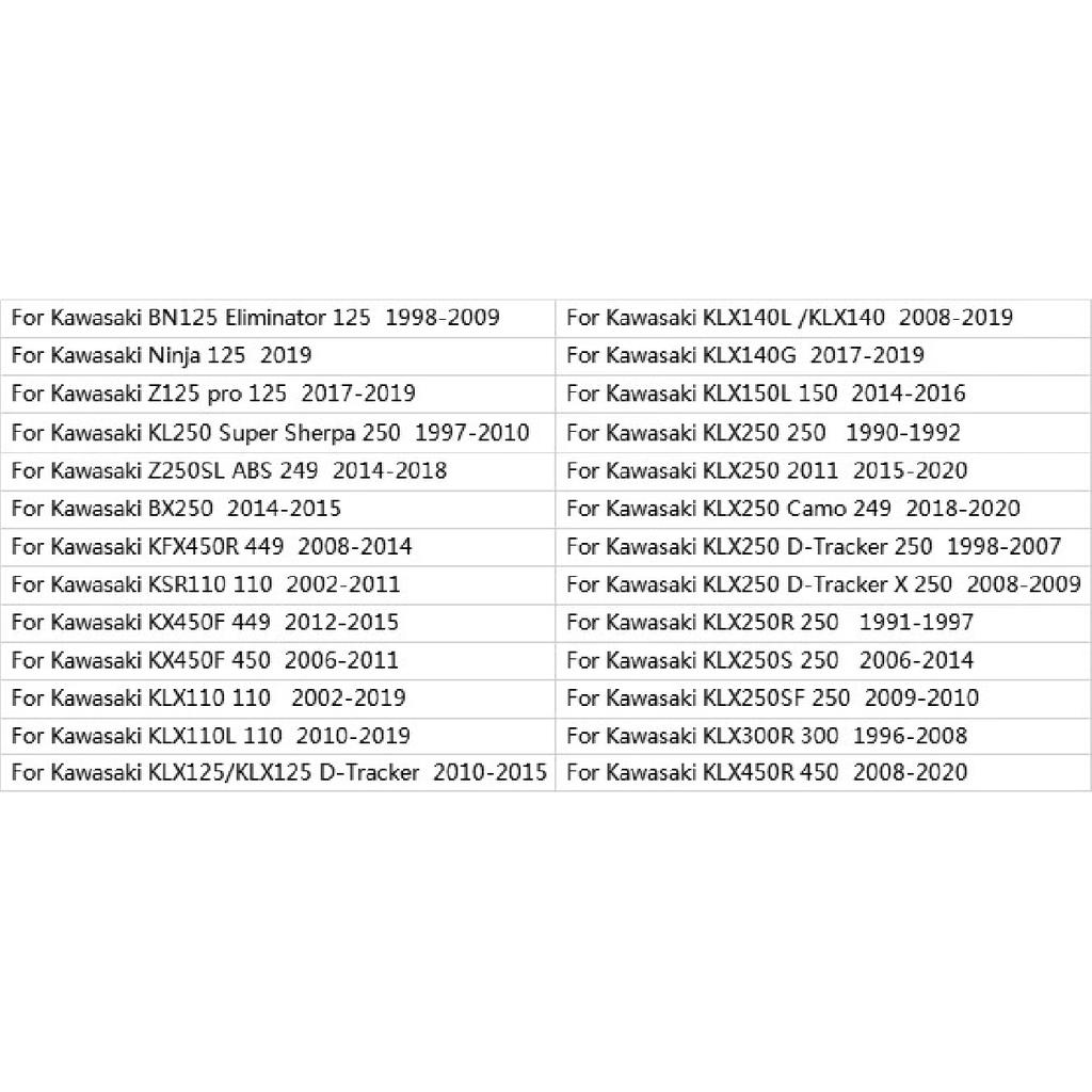 2/4/6 Stück Cyleto Motorradölfilter für Kawasaki BN125 Eliminator Ninja 125 Z125 KL250 BX250 Z250 Z250SL KSR110 KFX450R KX450F