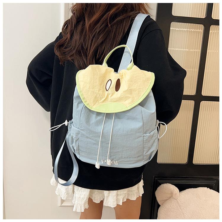 Schoolbag New Summer Dopamine Contrast Mini Backpack Girls Junior High School Cute Small School Bag Girls Small Backpack