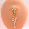No Piercing Belly Button Clamp Easy To Wear Navel Rings Comfortable Women Body Adornment For Parties And Daily Wear