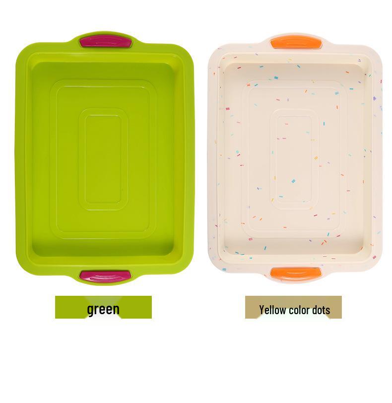 Square Silicone Brownie Baking Mold for Cakes & Bread - DIY Home Baking Pan