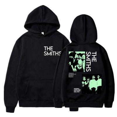 Rock Band The Smiths Moletons Gráficos Masculinos Femininos Moda Gótico Vintage Moletom Lã Oversized Casual Manga Longa Streetwear