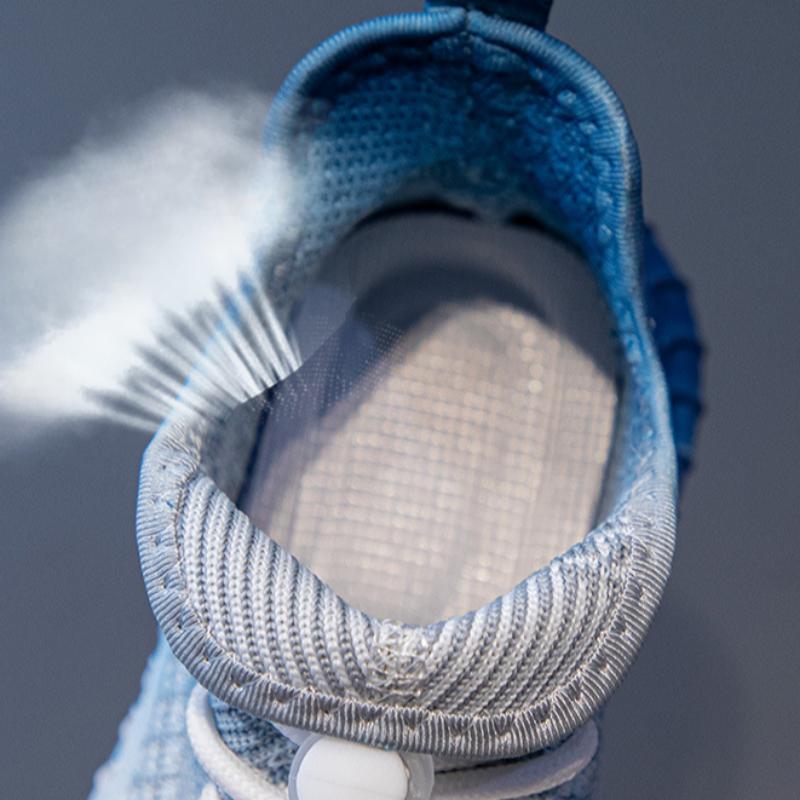 Pánské a dámské dětské boty, síťované prodyšné dětské tenisové boty, letní nové univerzální tenisky s měkkým dnem a pleteným lemem