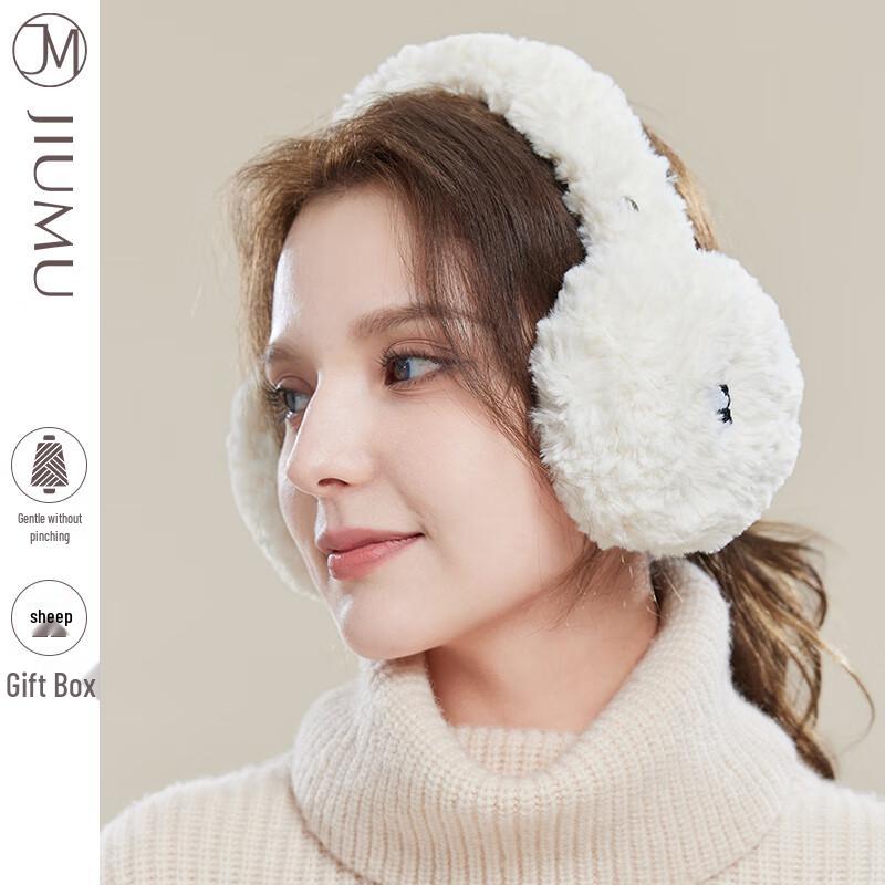 JIUMU Women s Warm Plush Foldable Earmuffs Gift Set