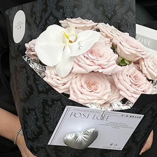 10Pcs/Pack Colorful Bouquet Wrapping Bright Color Paper Recyclable Decorative Vintage Printing DIY Gift Box Packaging