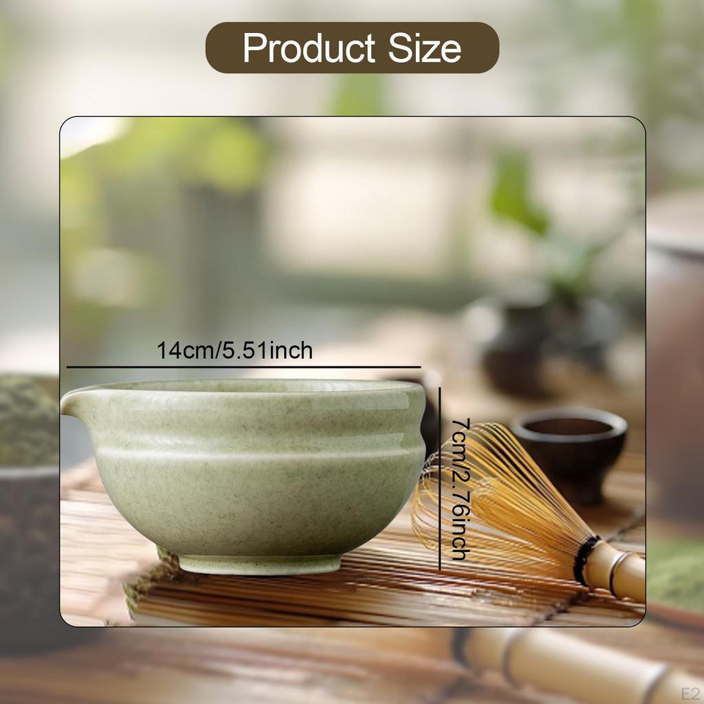 Ceramic Matcha Bowl Ceremony Chawan 450ml Japanese Traditional Porcelain Mixing with