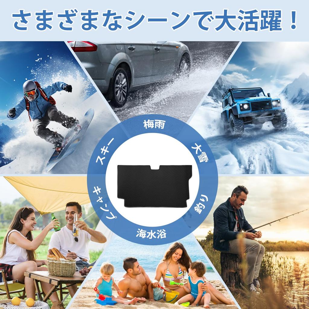 Mixsuper Jimny Nomad 2D Kofferraummatte jc74w Gepäckplatte Kompatibel mit Jimny Nomad 2025 PVC-Material Lagerung (Jimny 5-Türer) - Abdeckung/Gepäck - (April