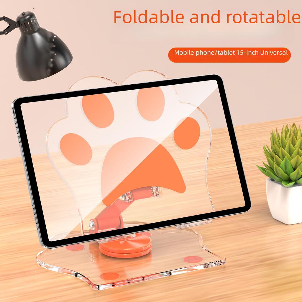 Universal Transparent Mobile Phone & Tablet Stand for Drawing, Writing, Online Classes, and Learning - Compatible with iPad
