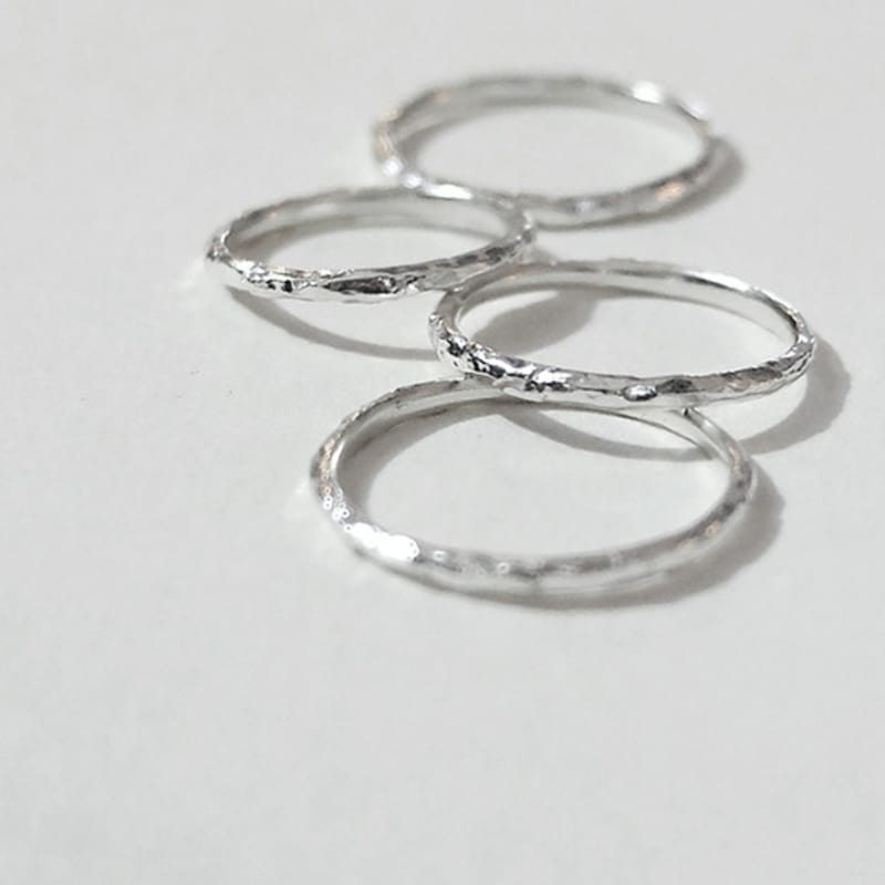 wolchang Wild texture Ring (1.3mm)