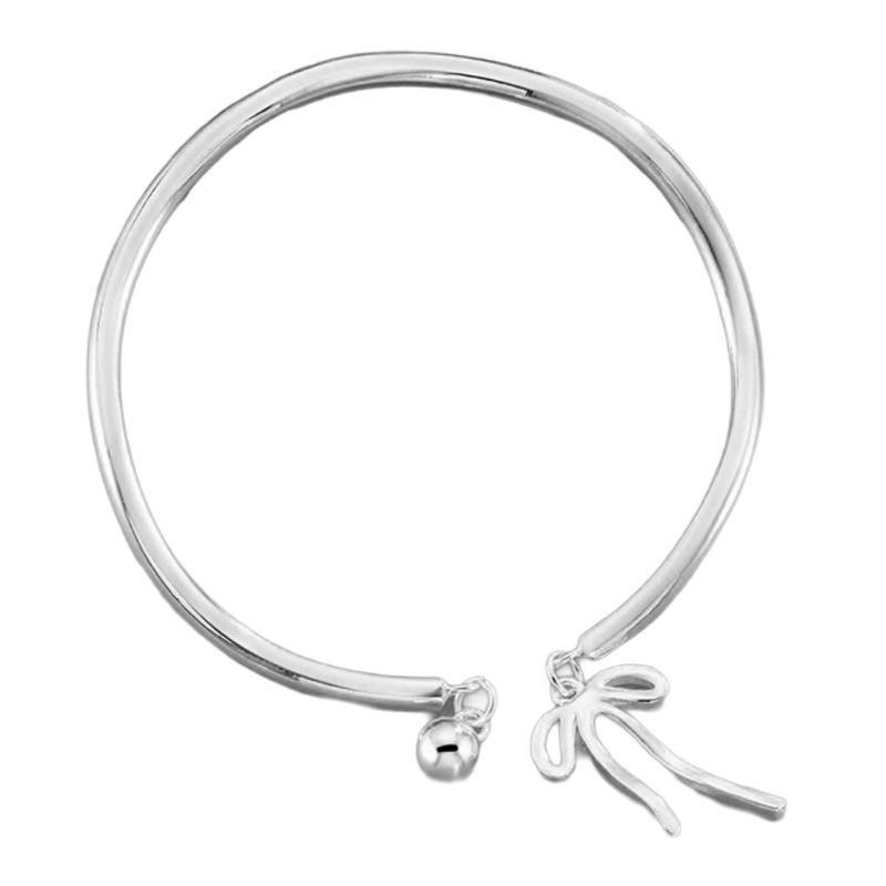 

Fashionable Butterfly Bell Bracelet Elegant Mobius Band Handchain Adjustable Open Bangle Accessory Party Ornament 1